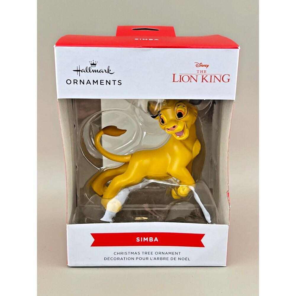 NIB Hallmark Simba Disney The Lion King Christmas Tree Ornament Cartoon Movie